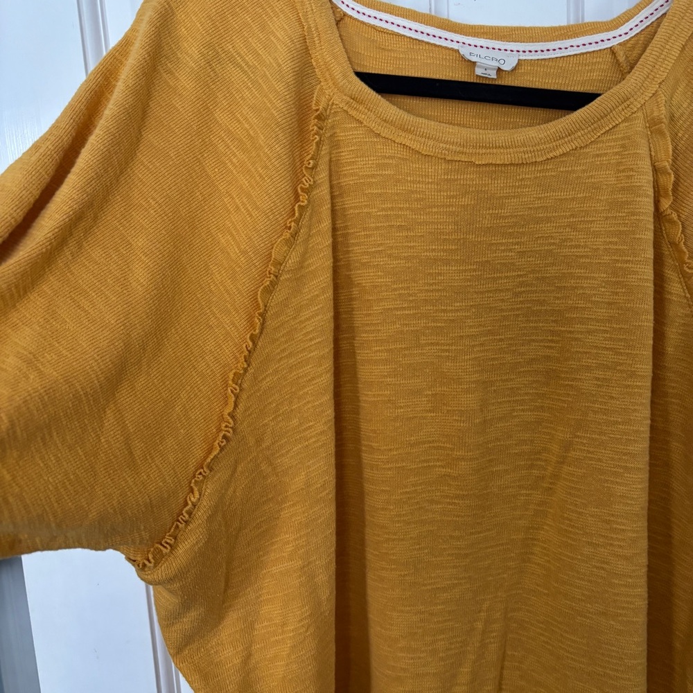 Anthropologie mustard yellow sweater - Picture 5 of 11